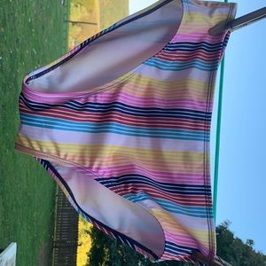 Colorful striped Bikini bottoms